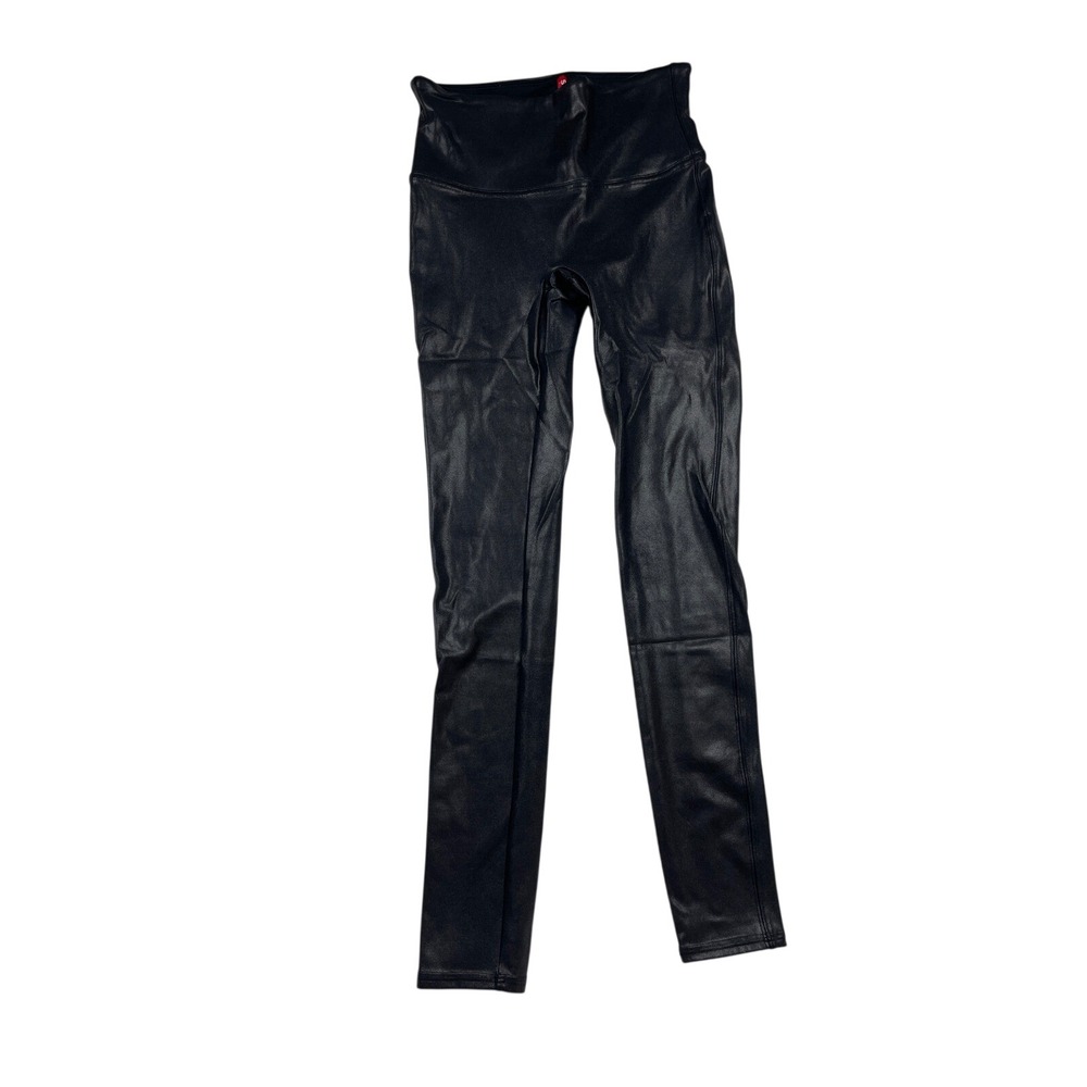Spanx Faux Leather Leggings for‎ Women, Size M - Black